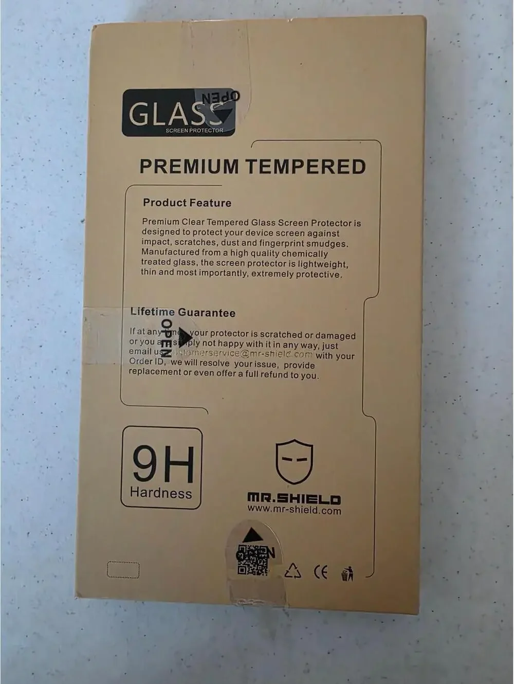 Mr Shield 3 Pack Tempered Glass Screen Protector 9H for Insignia NS-390 New